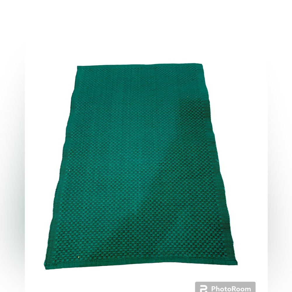 Green Weave Placemats Cotton